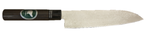 Kumagaro-SANTOKU Profi-Messer - 180 mm, japanisches professionelles Küchenmesser Kumagoro - SANTOKU  Klinge: 180 mm Stahl: Cobalt Stahl ZA-18 Griff: Kastanienholz